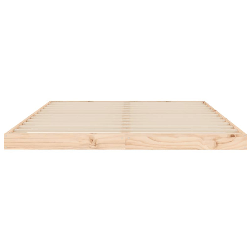 vidaXL Bed Frame without Mattress 135x190 cm Solid Wood Pine