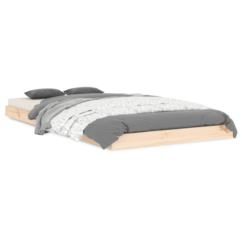 vidaXL Bed Frame without Mattress 90x190 cm Solid Wood Pine