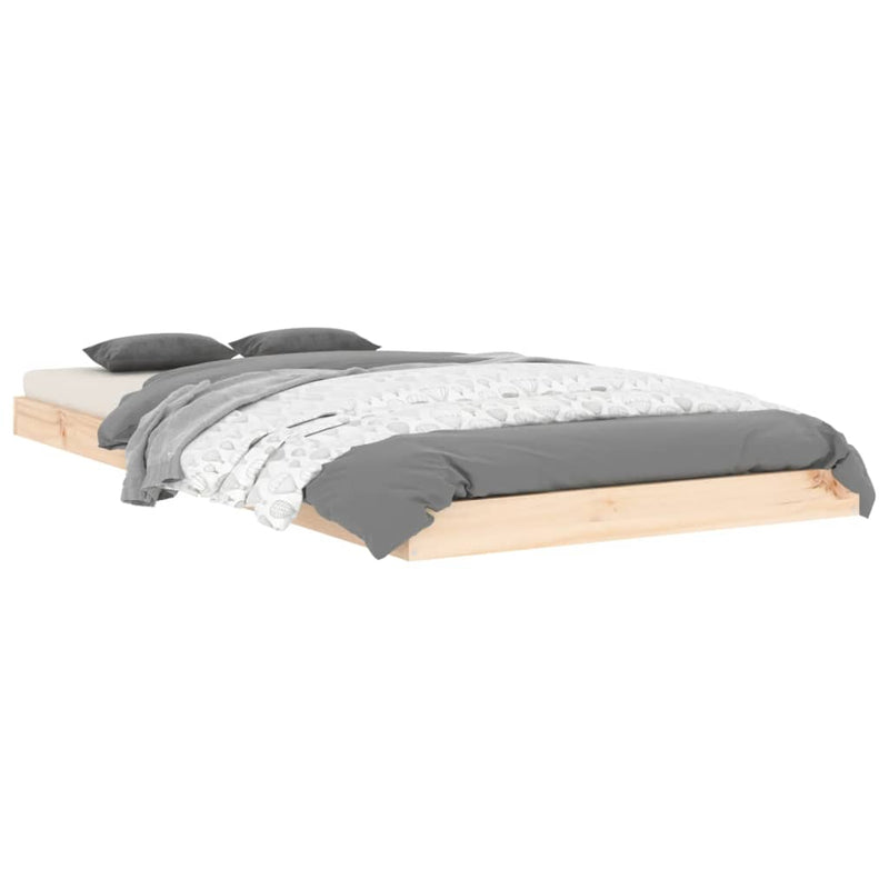 vidaXL Bed Frame without Mattress 90x190 cm Solid Wood Pine
