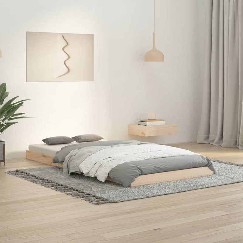vidaXL Bed Frame without Mattress 90x190 cm Solid Wood Pine