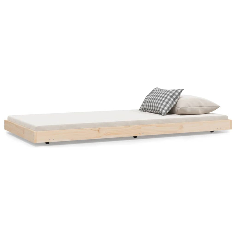 vidaXL Bed Frame without Mattress 90x190 cm Solid Wood Pine