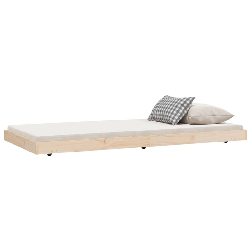 vidaXL Bed Frame without Mattress 90x190 cm Solid Wood Pine