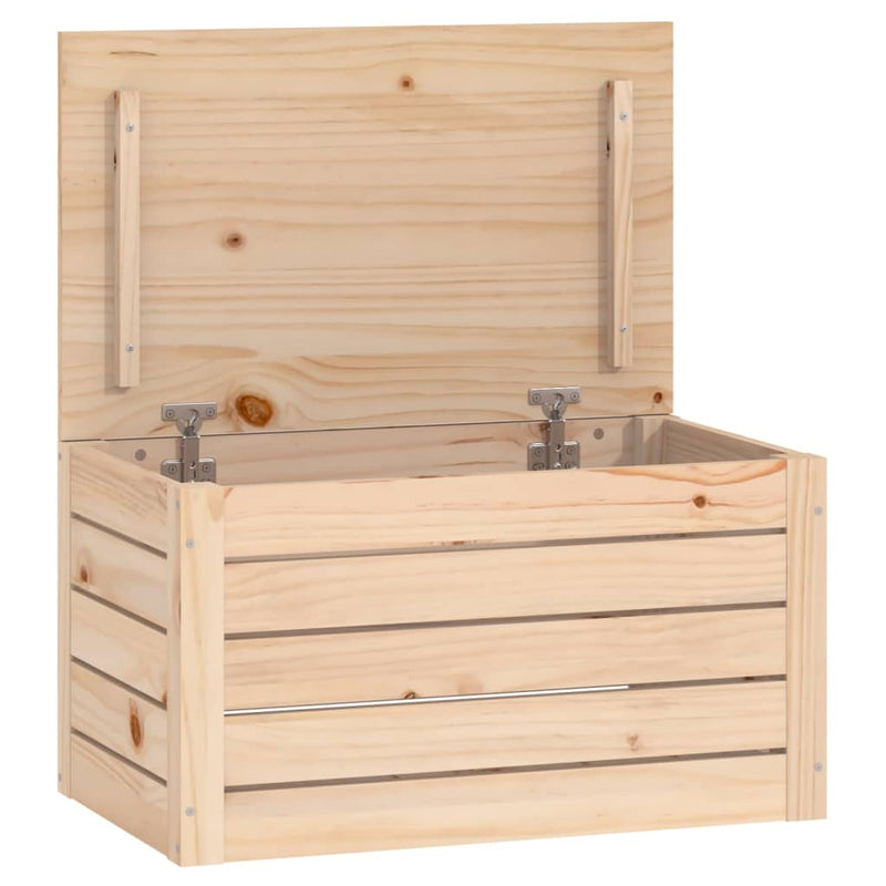 Storage Box 59.5x36.5x33 cm Solid Wood Pine