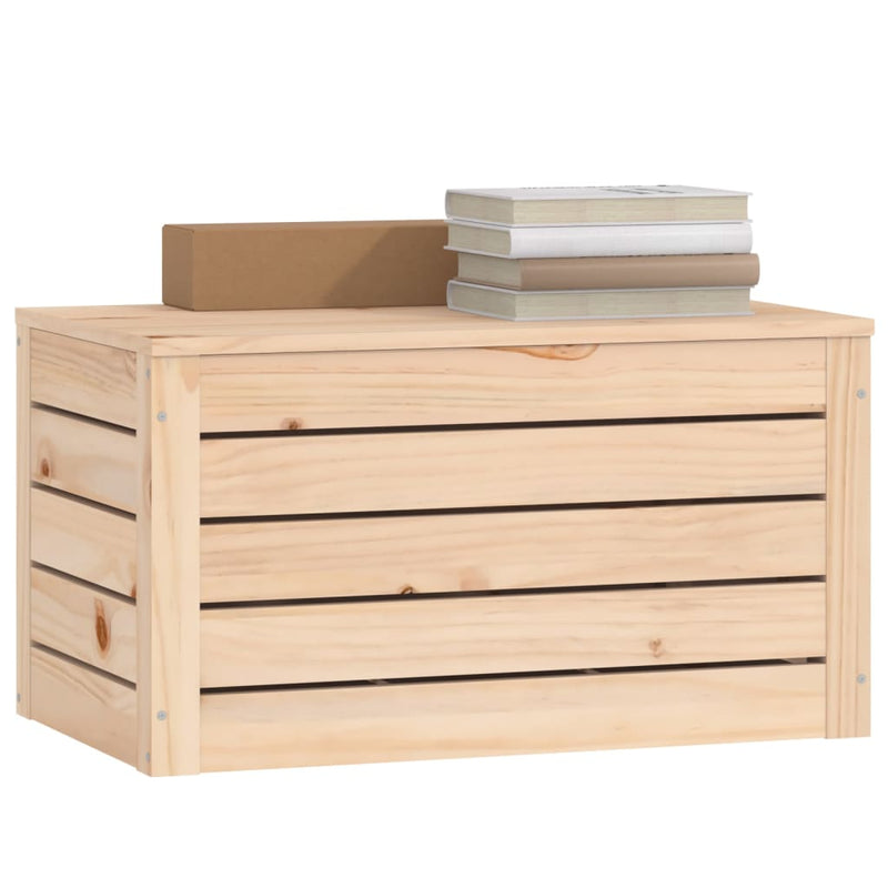 Storage Box 59.5x36.5x33 cm Solid Wood Pine