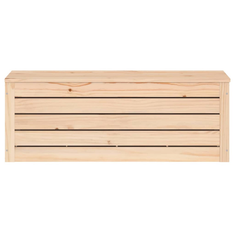 vidaXL Storage Box 89x36.5x33 cm Solid Wood Pine
