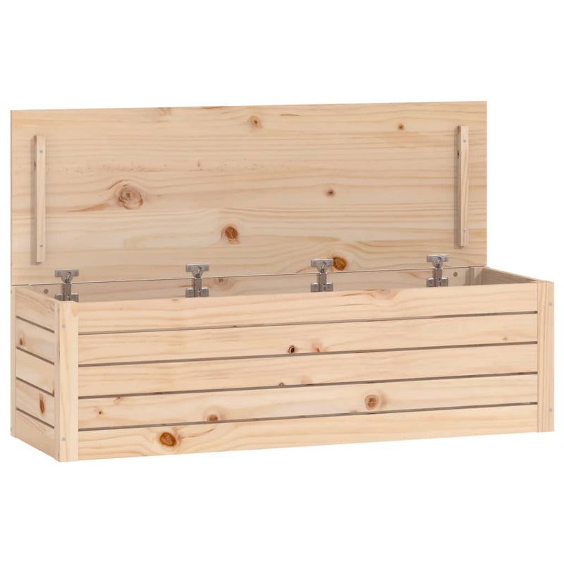 Storage Box 109x36.5x33 cm Solid Wood Pine