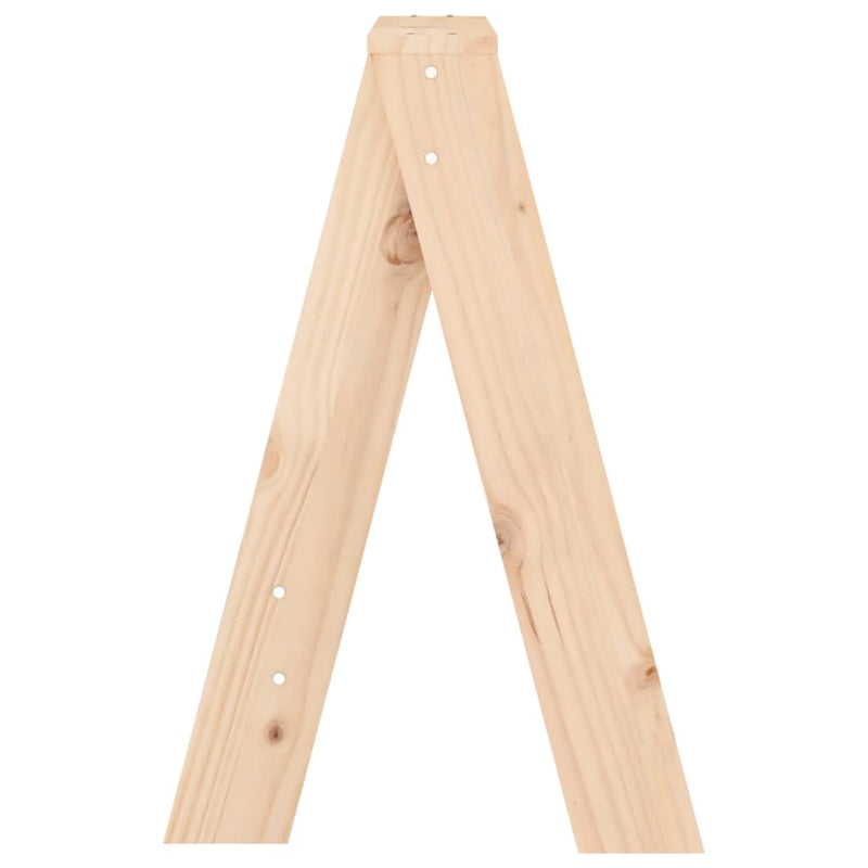 vidaXL Stools 2 pcs 40x40x60 cm Solid Wood Pine