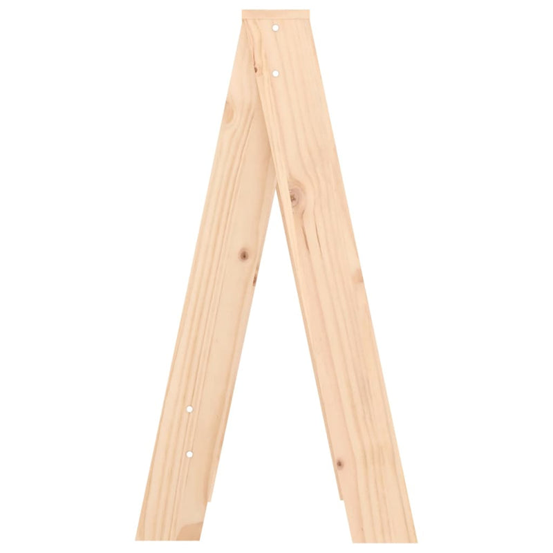 vidaXL Stools 2 pcs 40x40x75 cm Solid Wood Pine