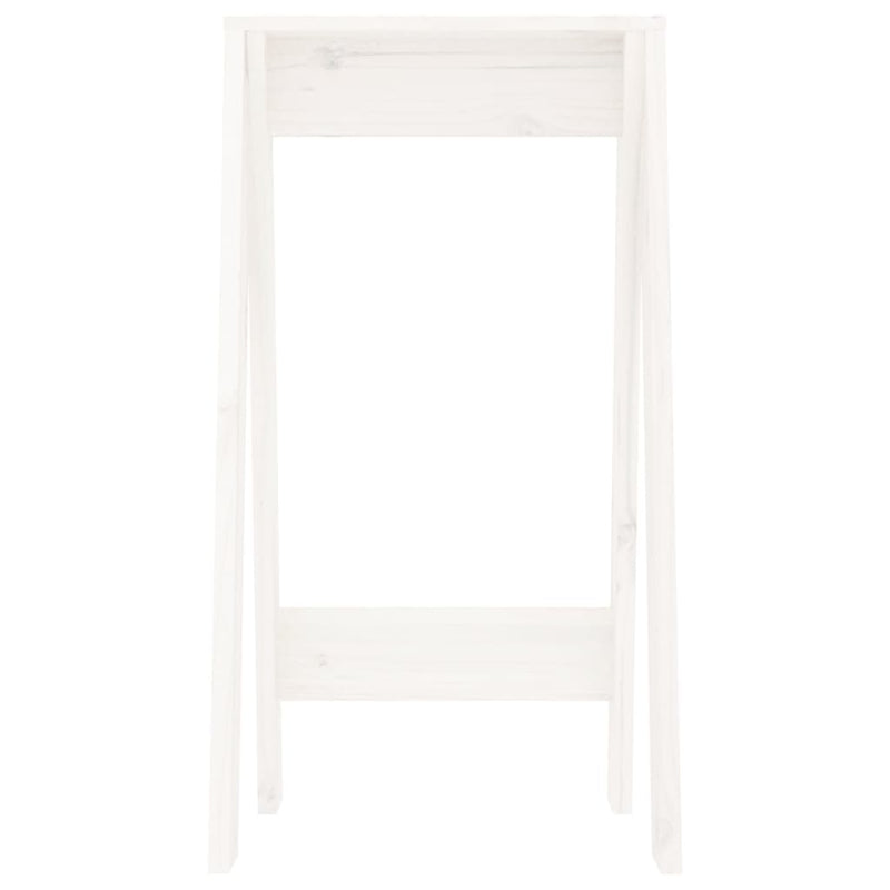 vidaXL Stools 2 pcs White 40x40x75 cm Solid Wood Pine