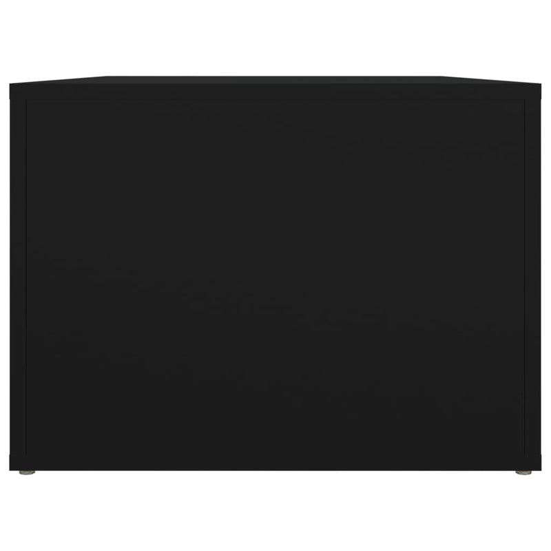 vidaXL Coffee Table Black 80x50x36 cm Engineered Wood