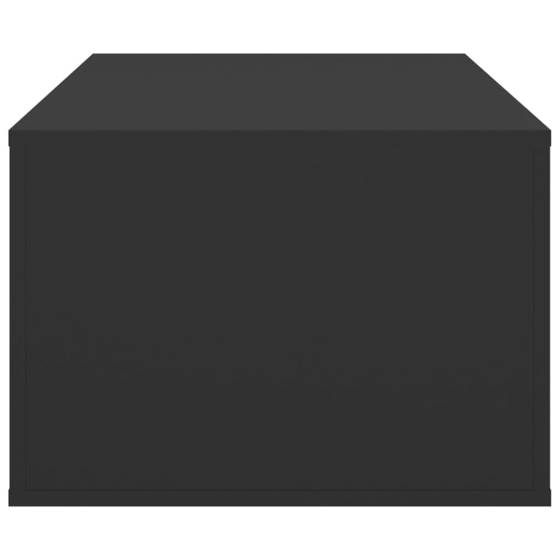 vidaXL Coffee Table Black 100x50.5x35 cm Engineered Wood