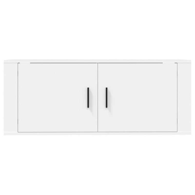 vidaXL Wall Mounted TV Cabinet White 100x34.5x40 cm