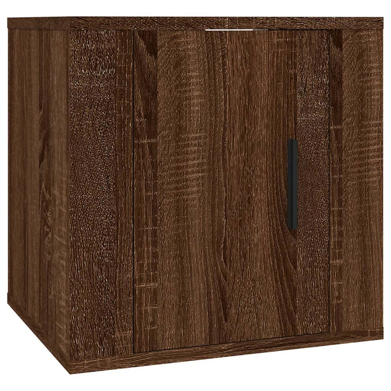 vidaXL Wall Mounted TV Cabinets 2 pcs Brown Oak 40x34.5x40 cm