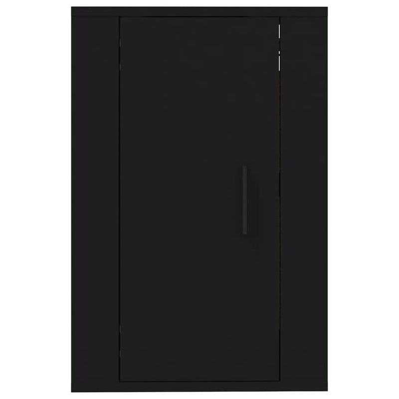 vidaXL Wall Mounted TV Cabinets 2 pcs Black 40x34.5x60 cm