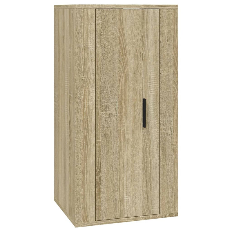 vidaXL Wall Mounted TV Cabinet Sonoma Oak 40x34.5x80 cm
