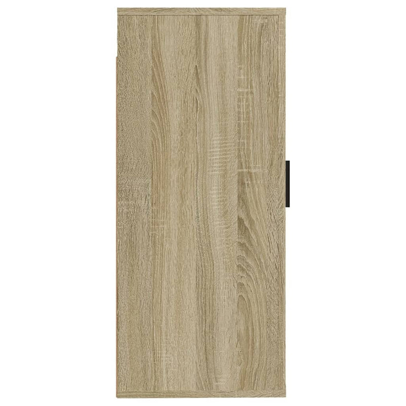 vidaXL Wall Mounted TV Cabinet Sonoma Oak 40x34.5x80 cm