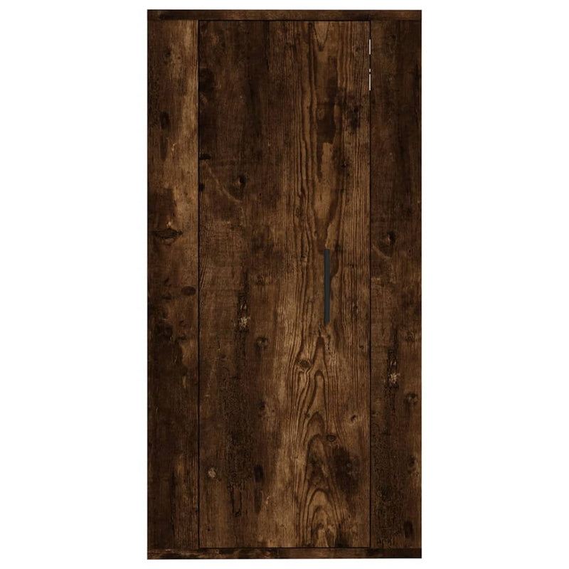 vidaXL Wall Mounted TV Cabinet Smoked Oak 40x34.5x80 cm