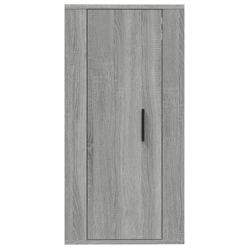 vidaXL Wall Mounted TV Cabinet Grey Sonoma 40x34.5x80 cm