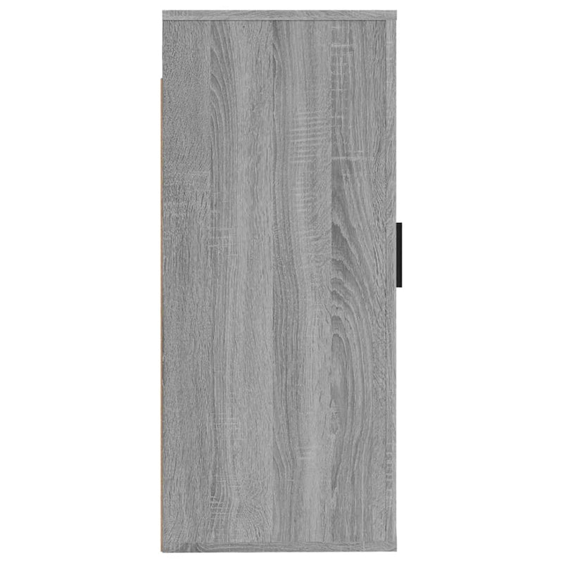 vidaXL Wall Mounted TV Cabinet Grey Sonoma 40x34.5x80 cm