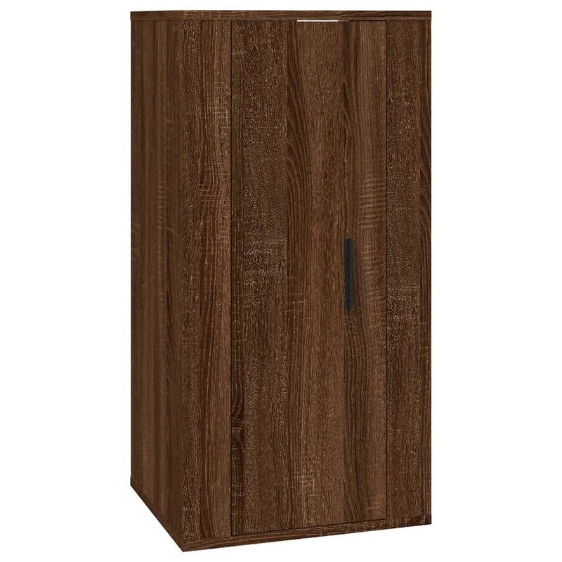 vidaXL Wall Mounted TV Cabinet Brown Oak 40x34.5x80 cm