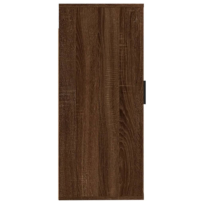 vidaXL Wall Mounted TV Cabinet Brown Oak 40x34.5x80 cm