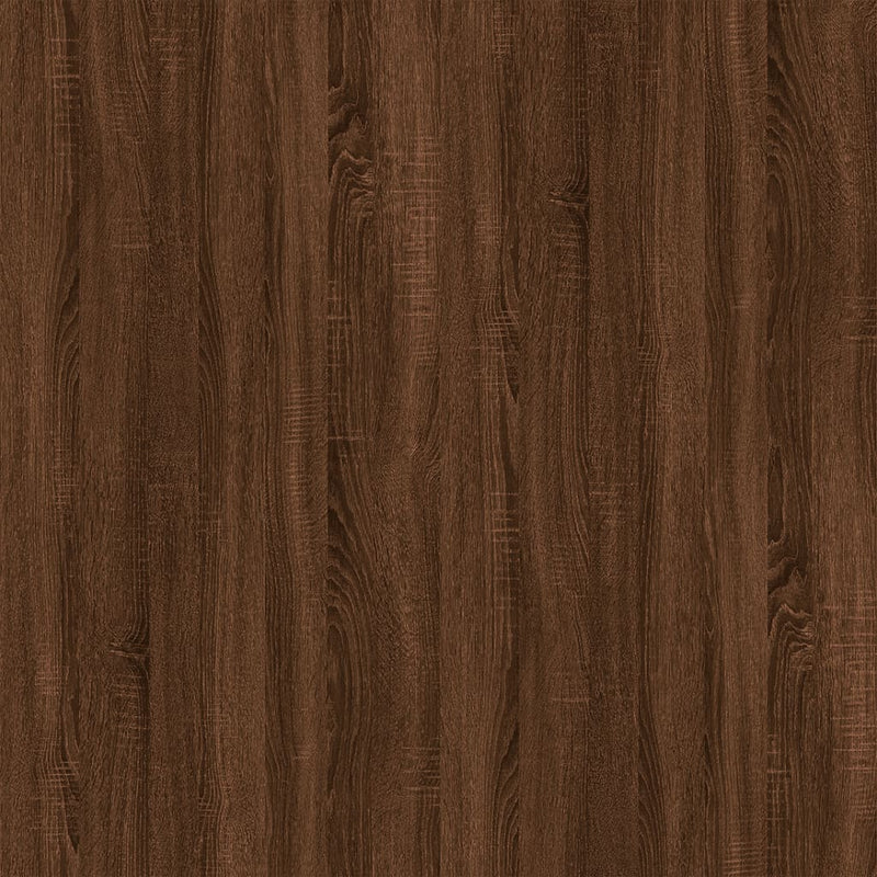 vidaXL Wall Mounted TV Cabinet Brown Oak 40x34.5x80 cm