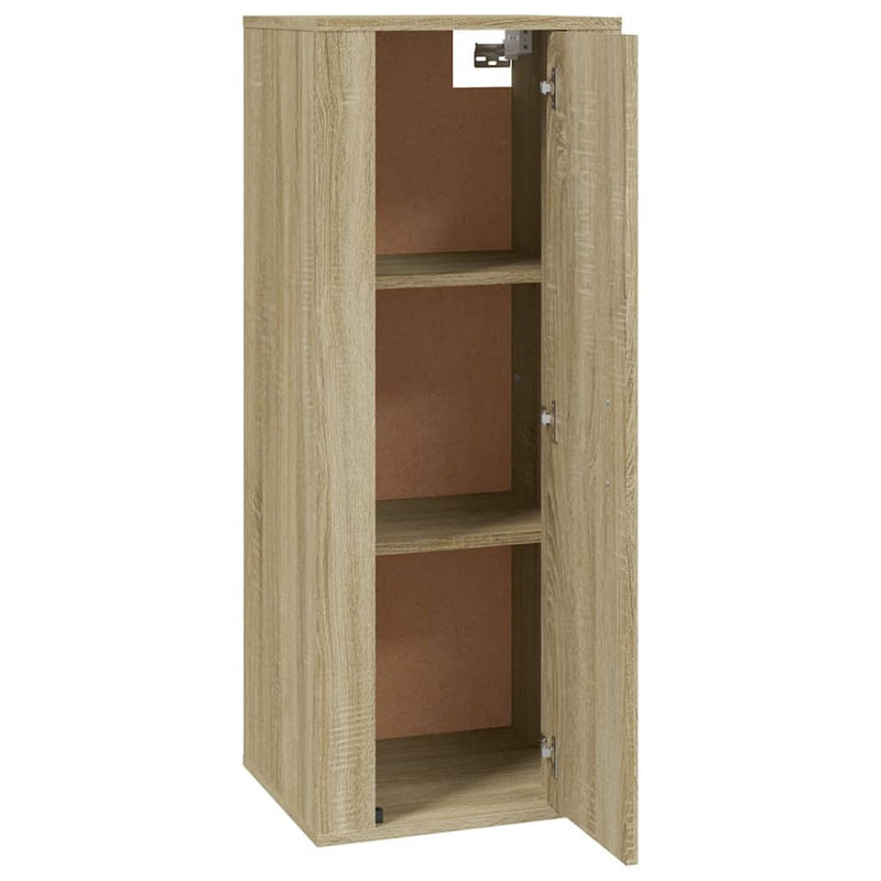 vidaXL Wall Mounted TV Cabinet Sonoma Oak 40x34.5x100 cm