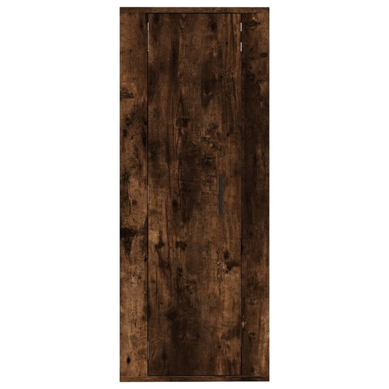 vidaXL Wall Mounted TV Cabinet Smoked Oak 40x34.5x100 cm