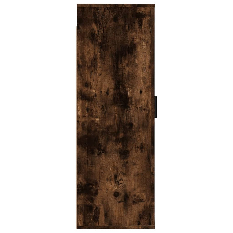 vidaXL Wall Mounted TV Cabinet Smoked Oak 40x34.5x100 cm