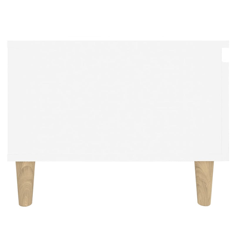 vidaXL Side Table White 50x46x35 cm Engineered Wood