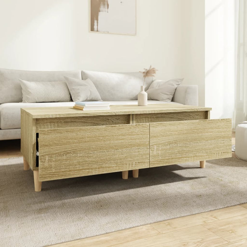 vidaXL Side Tables 2 pcs Sonoma Oak 50x46x35 cm Engineered Wood