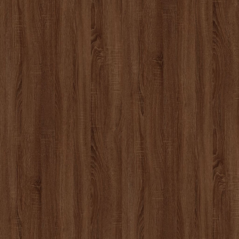 vidaXL Side Tables 2 pcs Brown Oak 50x46x35 cm Engineered Wood