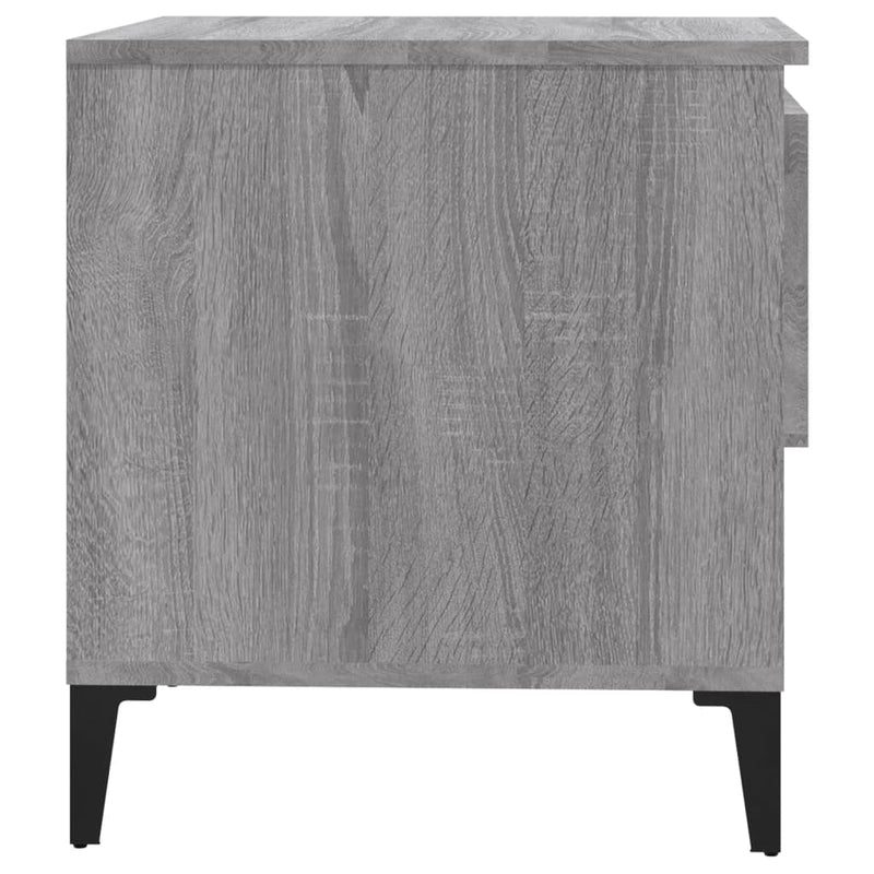 vidaXL Side Tables 2 pcs Grey Sonoma 50x46x50 cm Engineered Wood