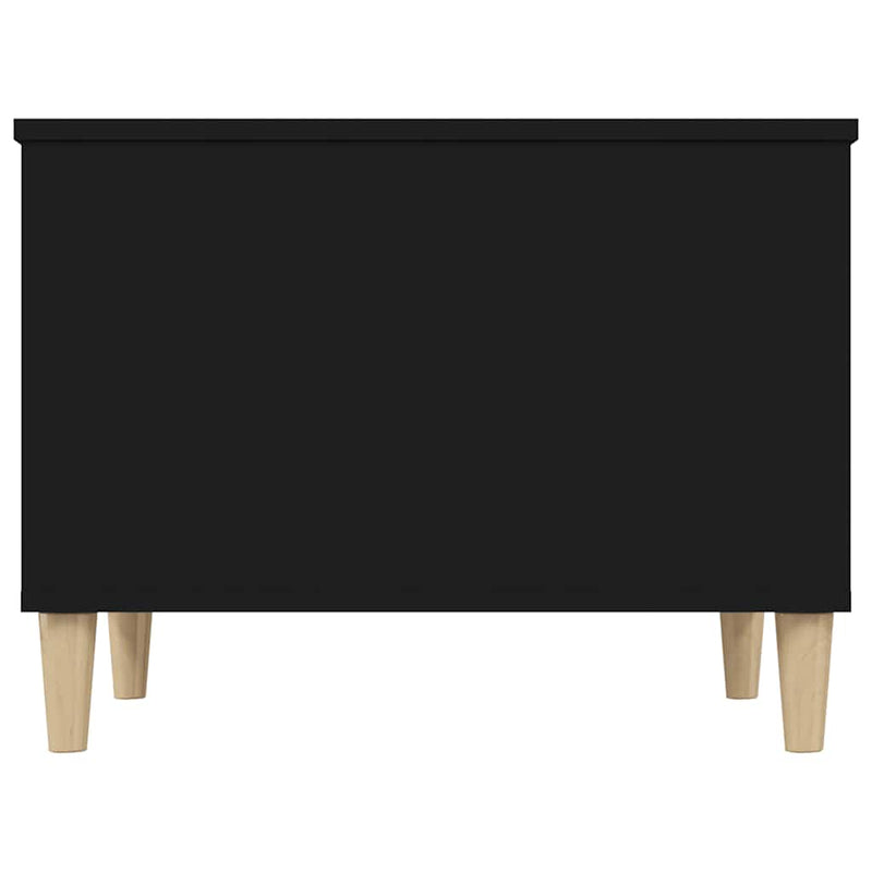 vidaXL Coffee Table Black 60x44.5x45 cm Engineered Wood