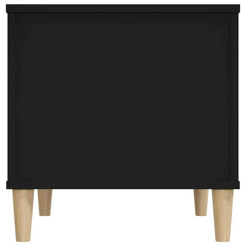 vidaXL Coffee Table Black 60x44.5x45 cm Engineered Wood