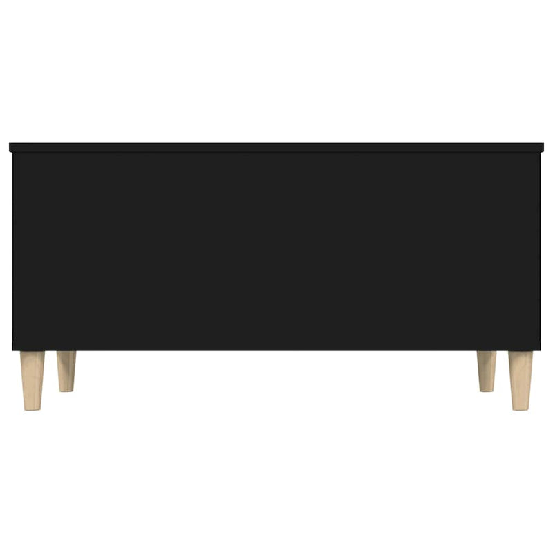 vidaXL Coffee Table Black 90x44.5x45 cm Engineered Wood