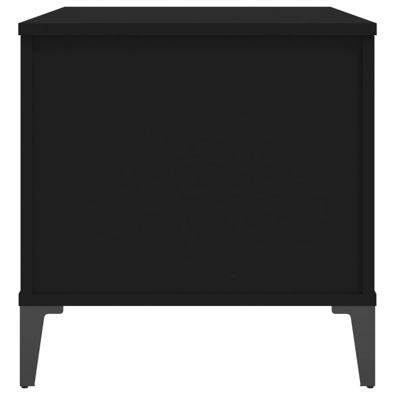 vidaXL Coffee Table Black 90x44.5x45 cm Engineered Wood