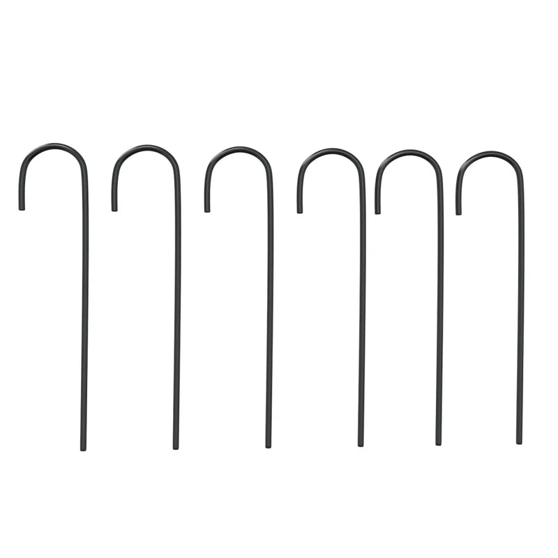 Garden Arch Black ��180x255 cm Steel
