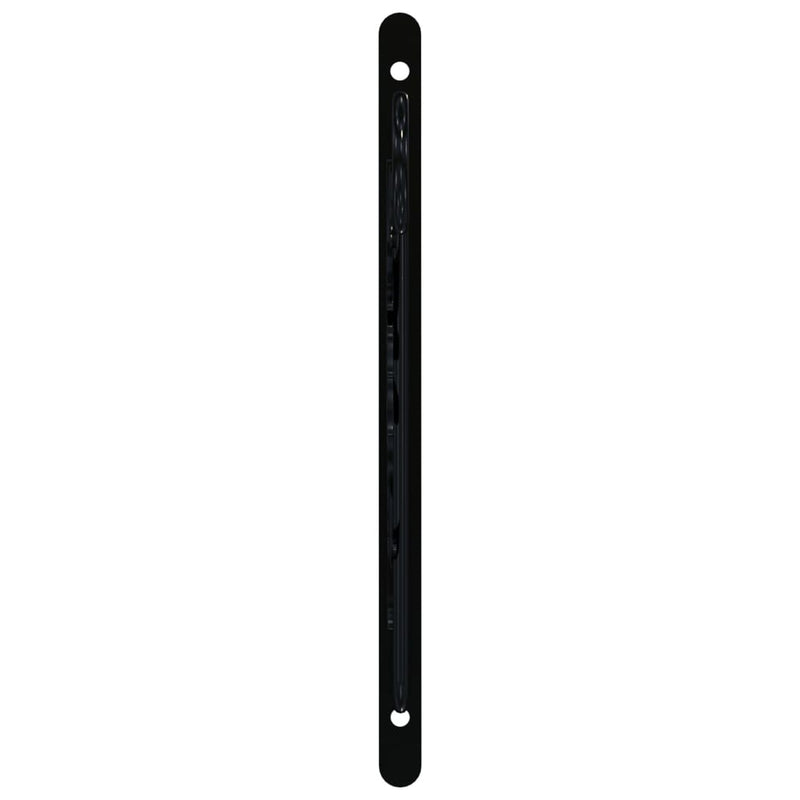 vidaXL Hanging Basket Brackets 4 pcs Black Steel