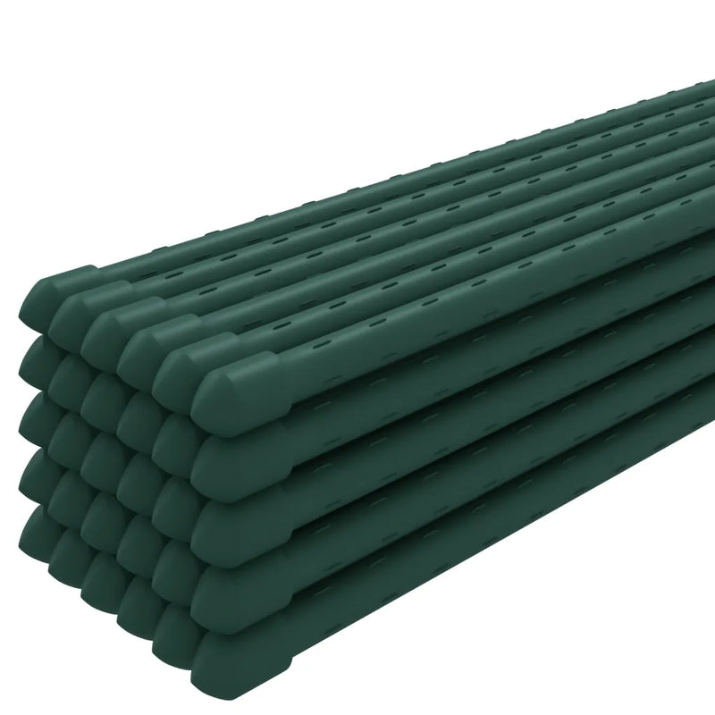 Garden Plant Stakes 30 pcs Green 115 cm Steel