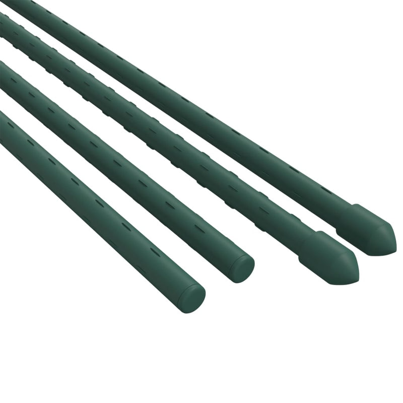 vidaXL Garden Plant Stakes 30 pcs Green 150 cm Steel