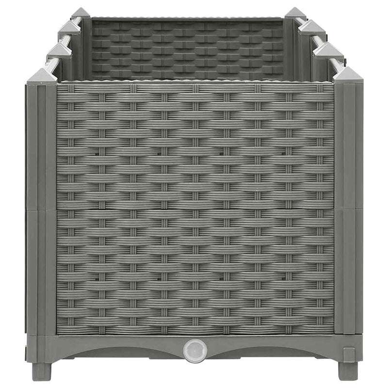 vidaXL Raised Bed 120x40x38 cm Polypropylene