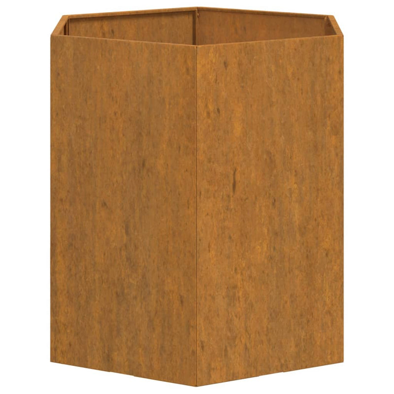 vidaXL Planter Rusty 40x40x45 cm Corten Steel