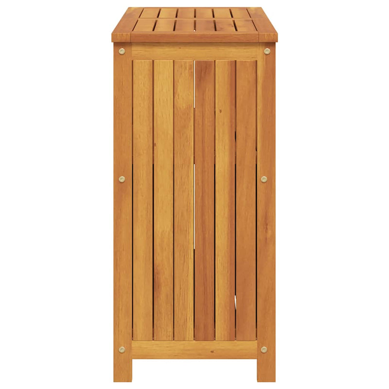 vidaXL Garden Console Table 80x35x75 cm Solid Wood Acacia