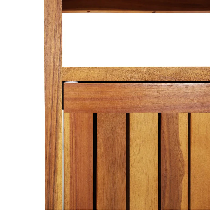 Garden Console Table 110x35x75 cm Solid Wood Acacia