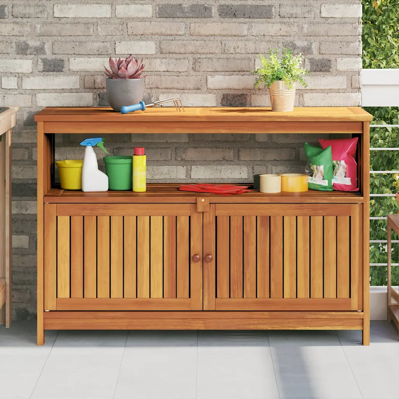 Garden Console Table 110x35x75 cm Solid Wood Acacia