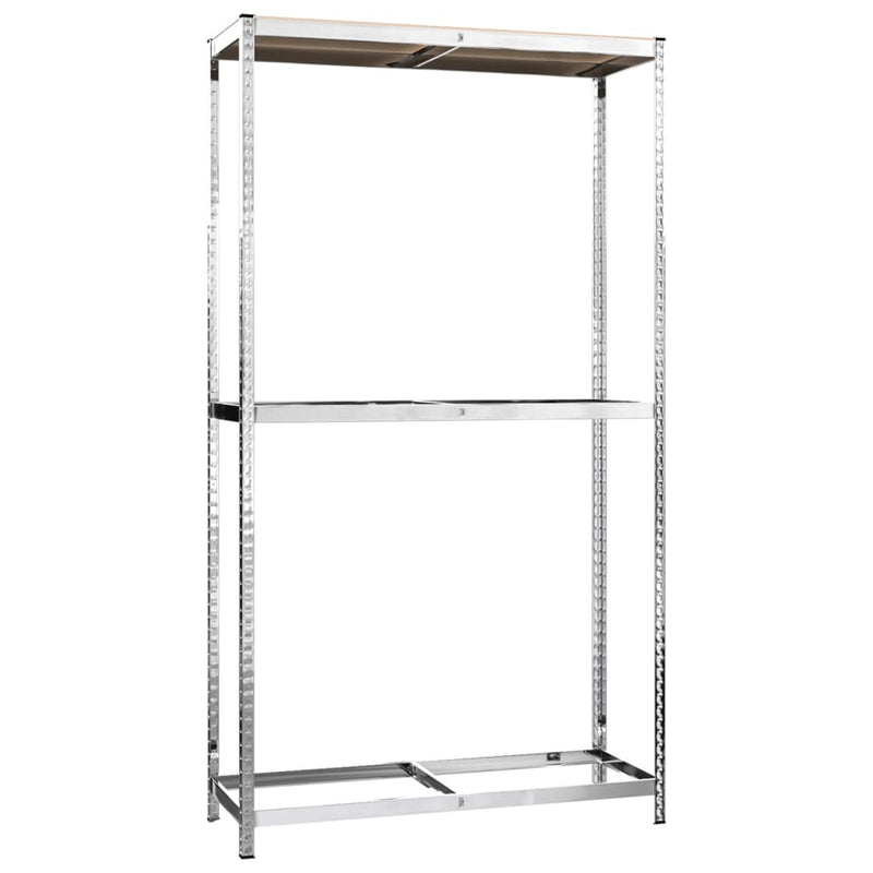 vidaXL 2-Layer Tire Racks 4 pcs Silver 110x40x180 cm Steel