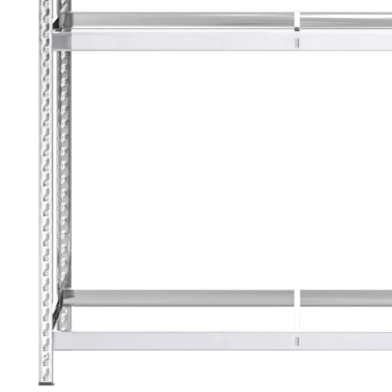 vidaXL 2-Layer Tire Racks 4 pcs Silver 110x40x180 cm Steel