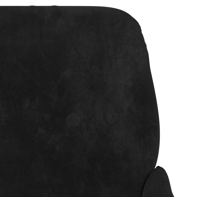 vidaXL Armchair Black 62x79x79 cm Velvet