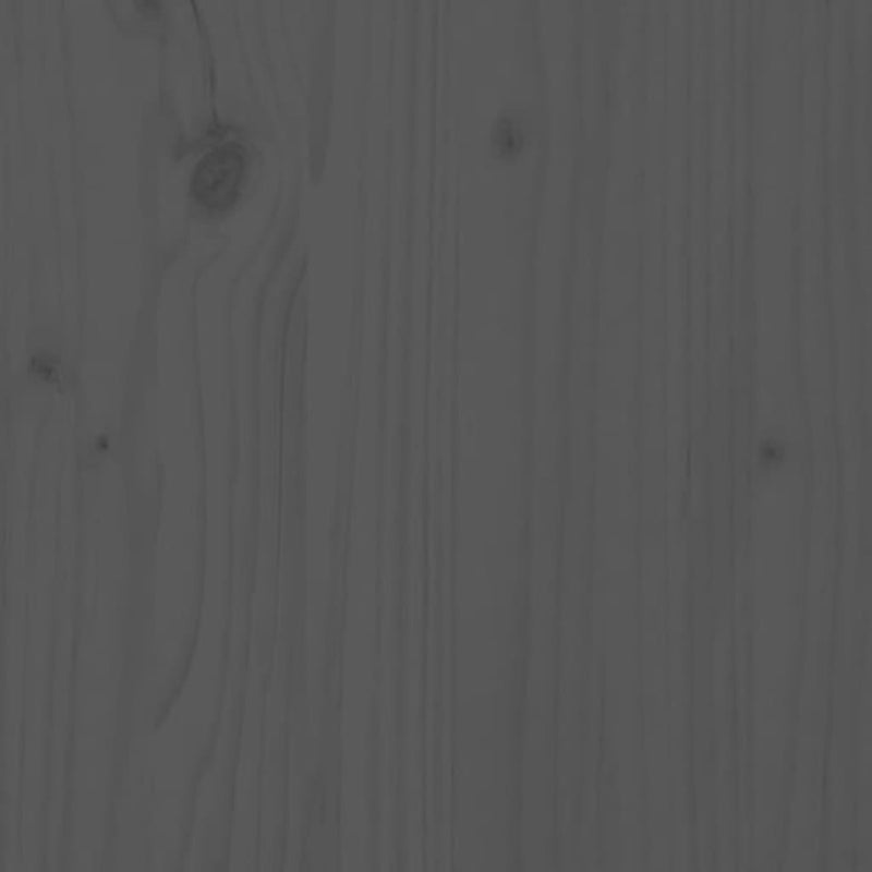 vidaXL Planter Grey 110x110x27 cm Solid Wood Pine